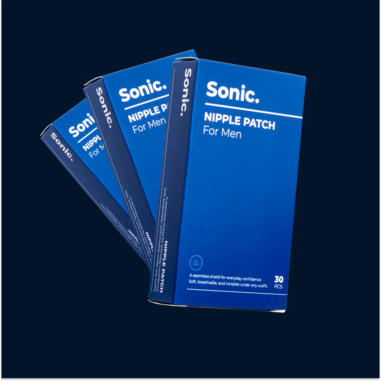 Sonic Men's Nipple Patch | 30 Count | 37MM